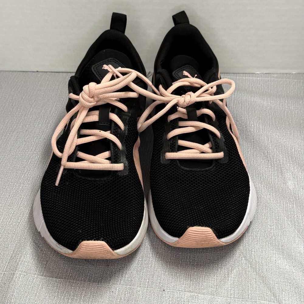 Puma Flyer Womens Sneakers Size 10 Black Peach Running Shoes - Picture 3 of 9